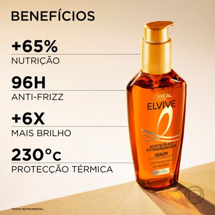 textura Óleo Extraordinário para Cabelo Seco Elvive
