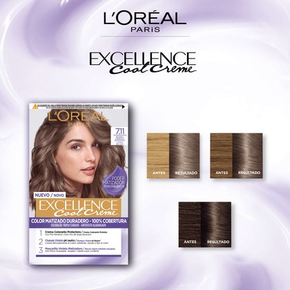 Excellence Cool Creme Hair Dye LOURO GELADO 711 3600523942312 Augmented Pict 2