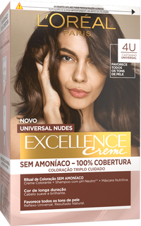 Excellence Creme Universal Nudes Hair Dye CASTANHO UNIVERSAL 4U 3600523999231 Front  New