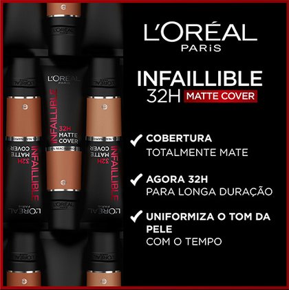 32h Infallible Matte Cover base matificante