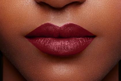Oap Makeup Color Lipstick Color Riche Satin Shade 142 Dark Skintone Close Up S 01