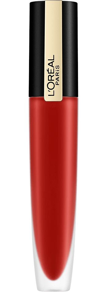 Batom líquido mate vermelho de longa duração Rouge Signature