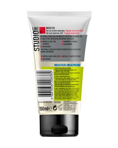 Studio Line Invisi Fix Gel Fijacion Extra Fuerte Back