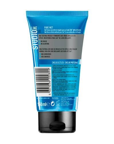 L Oreal Paris Hair Wax Gel Efecto Mojado Pure Wet Studio Line 000 5601036202892 Back