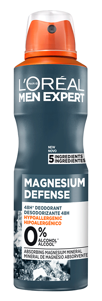 Desodorizante Spray Men Expert Magnesium Defense