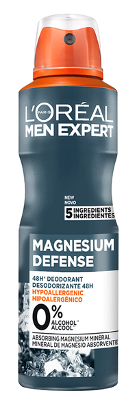 Desodorizante Spray Men Expert Magnesium Defense