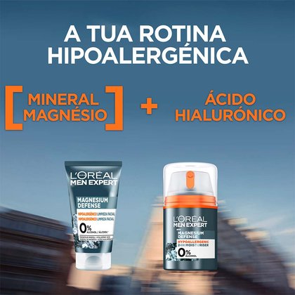 Gel de Limpeza Rosto Men Expert Magnesium Defense