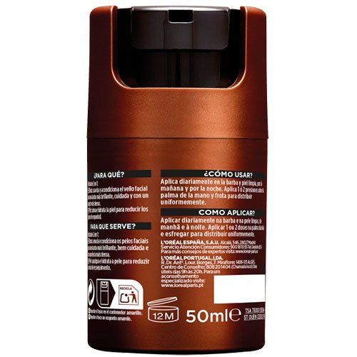 Loreal Paris Men Expert Barber Club Hidratante Piel Y Barba Trasera