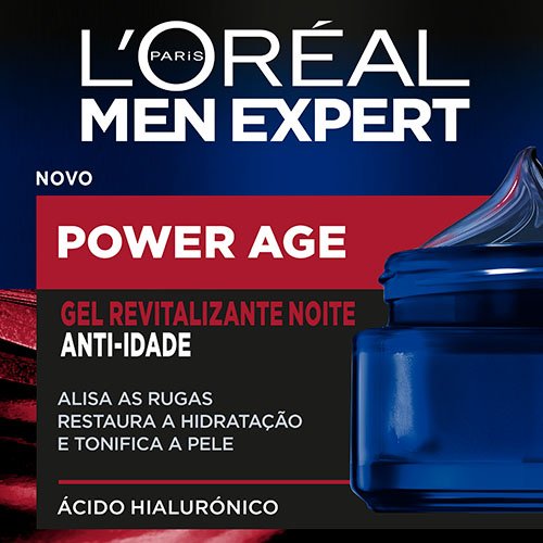LOREAL PARIS MEN EXPERT POWER AGE GEL REVITALIZANTE NOCHE PT 2