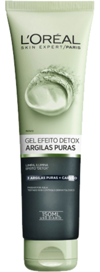 gel de limpeza detox argilas puras L'Oréal Paris