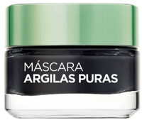 máscara facial efeito detox argilas puras