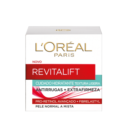 creme anti rugas textura leve loreal paris