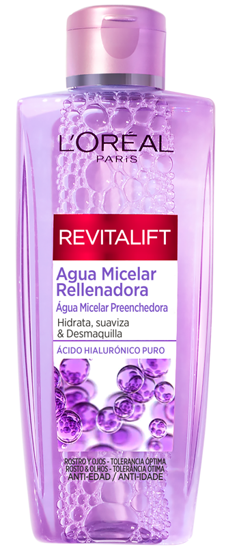 AGUA MICELAR preenchedora Frontal