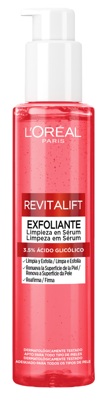 LOral Paris Revitalift Exfoliante Limpiador En Srum Con 35 De Cido Glicolico