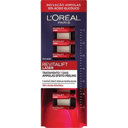 revitalift ampolas efeito peeling para o rosto