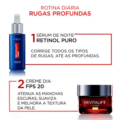 retinol serum rotina anti rugas