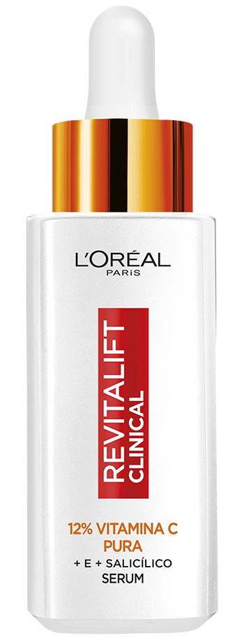Parte frontal do sérum de vitamina c revitalift clinical