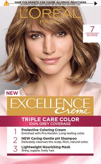 Haircolor 7 Blonde Excellence Creme Packshot
